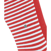 Burlington Everyday Stripe Mix 2-Pack Socks - Tulip Red