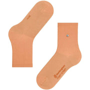 Burlington Fleet Street Socks - Peach Orange