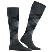 Burlington Manchester Knee High Socks - Anthracite Grey