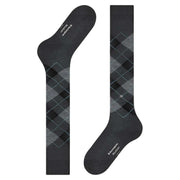 Burlington Manchester Knee High Socks - Anthracite Grey