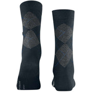 Burlington Marylebone Lurex Socks - Marine Blue