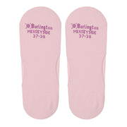 Burlington Merseyside Invisible Socks - Carrot Ora Pink