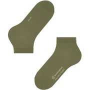 Burlington Palace Street Sneaker Socks - Salvia Green