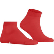 Burlington Palace Street Sneaker Socks - Tulip Red