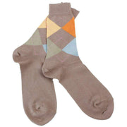 Burlington Queen Socks - Brown/Multi