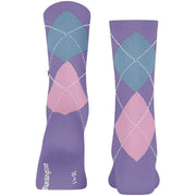 Burlington Rib Courtside Socks - Lilac