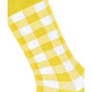 Burlington Vichy Socks - Sunset Yellow