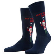 Burlington X-Mas Gift Box Socks - Navy/Red