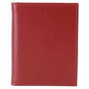 Byron and Brown Folding Nappa Leather 2 Fold 3.5 x 2.5 Travel Frame - Mulberry Red