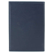 Byron and Brown Folding Nappa Leather 2 Fold 6 x 4 Travel Frame - Navy