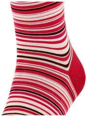 Falke Microblock Knee High Socks - Geranium Red