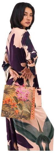 Powder Midnight Orchid Lux Jacket - White