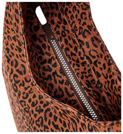 Roka Hoxton Large Cotton Canvas Shoulder Bag - Mini Leopard Brown