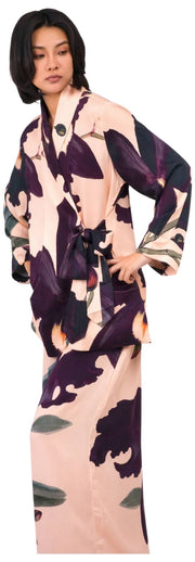 Powder Midnight Orchid Lux Jacket - White