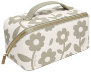 Alice Wheeler London Floral Train Case - Pistachio Green