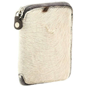 Campomaggi Cecina Hairy Cowhide Purse - Grey/White