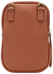 Elie Beaumont Suede Phone Bag - Tan