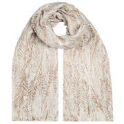 dents-feather-print-lightweight-scarf---sand-34454954