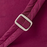 Roka Oxford Medium Taslon Shoulder Bag - Merlot Red