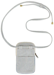 Hindbag Bill Phone Bag - Blue Stripes