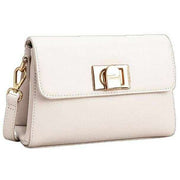 David Jones Half Flap Shoulder Bag - Creamy White