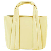 David Jones Large Square Grab Handbag - Light Yellow