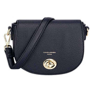 David Jones Small Full Flap Turnlock Across Body Bag - Navy