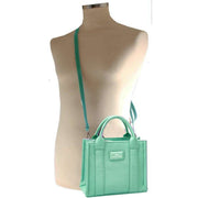 David Jones Small Square Grab Handbag - Green