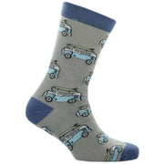 David Van Hagen Campervan Socks - Grey/Blue