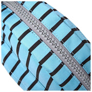 Roka Paddington Small Recycled Canvas Crossbody Bag - Blue Stripe