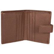 Dents Aire Bifold Card Holder Wallet - Chocolate Brown
