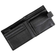 Dents Aire Coin Bifold Wallet - Black
