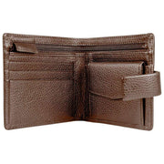 Dents Aire Coin Bifold Wallet - Chocolate Brown