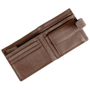 Dents Aire Coin Bifold Wallet - Chocolate Brown