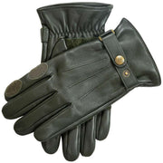 Dents Birkhall Suede Palm Leather Shooting Gloves - Olive Green