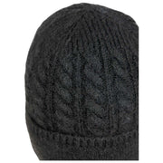 Dents Cable Knit Beanie Hat - Black