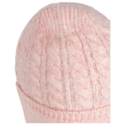 Dents Cable Knit Beanie Hat - Pale Pink