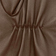 Dents Demi Long Leather Gloves - Chestnut Brown