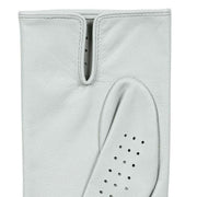 Dents Florence Perforated Leather Gloves - Silver