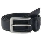 Dents Leather Belt - Black