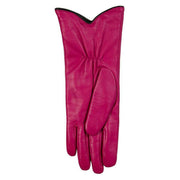 Dents Margot Wool-Lined Leather Gloves - Fuchsia Pink