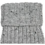 Dents Marl Yarn Half Finger Gloves - Dove Grey