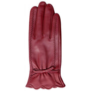 Dents Mosie Touchscreen Leather Gloves - Shiraz Burgundy