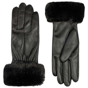 Dents Nieve Touchscreen Leather Gloves - Black