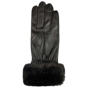 Dents Nieve Touchscreen Leather Gloves - Black