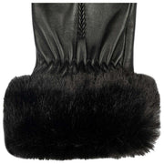 Dents Nieve Touchscreen Leather Gloves - Black