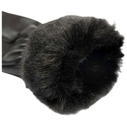 Dents Nieve Touchscreen Leather Gloves - Black