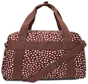 Roka Gatwick Medium Recycled Canvas Duffle Bag - Brown Dot