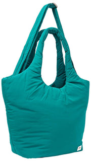 Roka Oxford Medium Taslon Shoulder Bag - Ocean View Blue