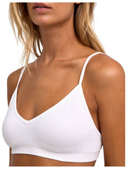Falke Daily Seamless Bustier Bralette - White